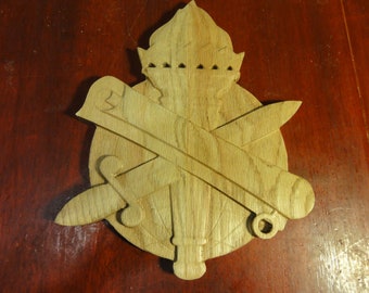 Civil Affairs Branch Plaque 10-11" (Your Choice of wood and Design)