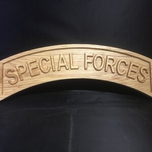 Special Forces Tab 17&quot; or 7&quot; (Your Choice of wood)