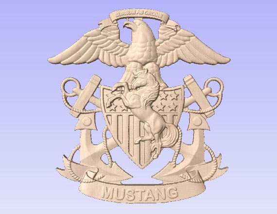 United States Navy Mustang (approved Design With Trademark