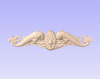 Submarine Medical Officer Badge Approx 18" (Your choice of wood)