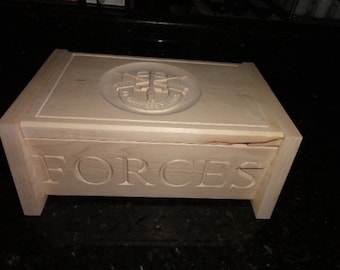 Special Forces Keepsake Box 9.5x13 Great for Gifts, Retirements, Promotion