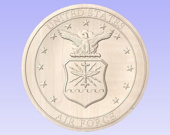 Air Force 3D seal 10-11"