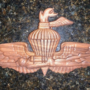USMC Force Recon Wings  (Your Choice of Wood and size 17&quot; or 24&quot;)