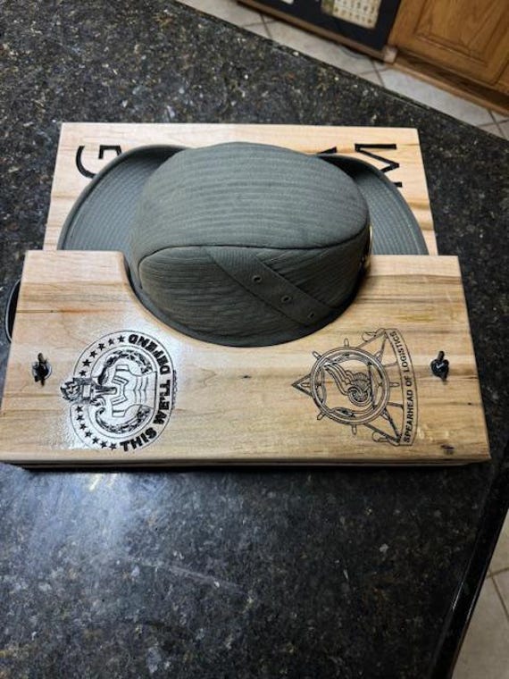 US Army Drill Sergeant Female Australian Bush Hat Press 14.5x15.5