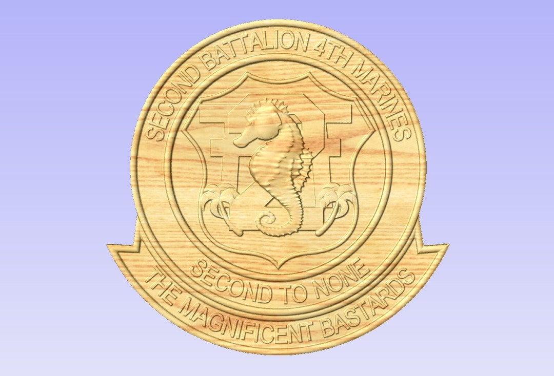 USMC 2nd Battalion 4th Marines Magnificent Bastards Etsy