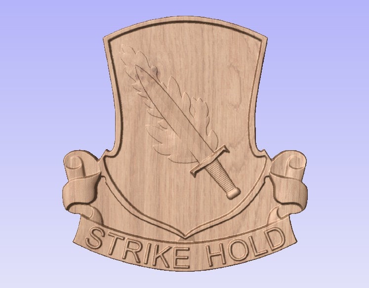 504th PIR Crest 10-11 your Choice of Wood 