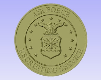 United States Air Force Recruiting 10-11" (Your Choice of Wood)
