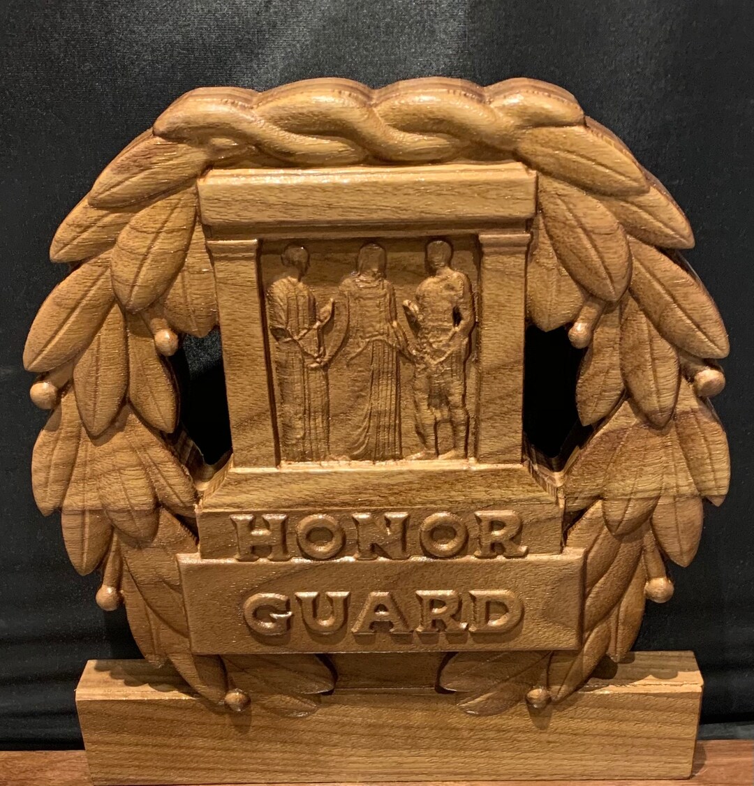Honor guard on sale flag presentation speech