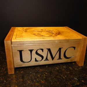 USMC/Globe & Anchor Box  9.5x13 Gift  box Great for Gifts, Retirements, Promotion or anytime, Simply Beautiful.