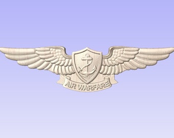 Enlisted Aviation Warfare Badge 16" (Dish or Cutout)