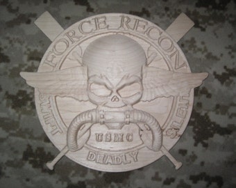 USMC FORCE RECON Plaque