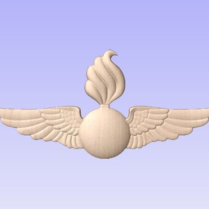 Navy Aviation Ordnance Badge 16x7.5