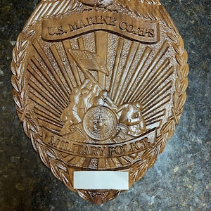 USMC Military Police MP Badge