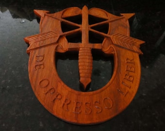 Special Forces SF 3D Plaque (Your Choice of Style and Size)