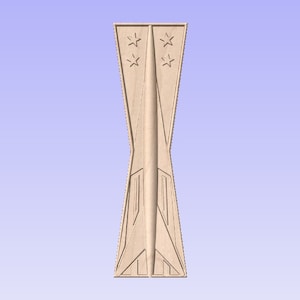 USAF Missile Maintenance Badge  Approx. 18&quot; (Your choice of Wood)