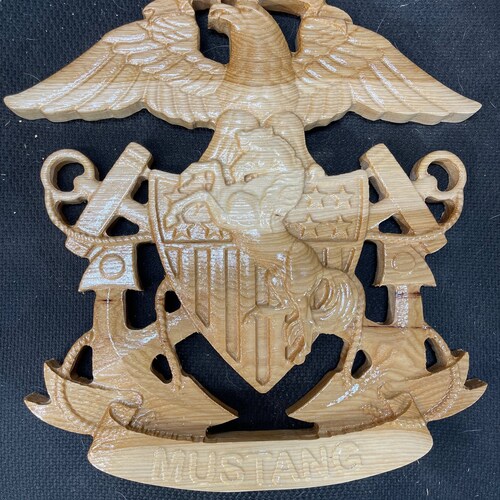 United States Navy Mustang (approved Design With Trademark