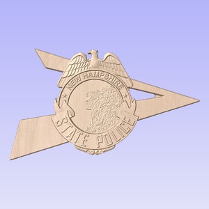 New Hampshire State Police Plaque Approx 15&quot;