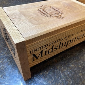 Gift Box United States Naval Academy (USNA) 9.5x13 Gift Box With One 3D ...