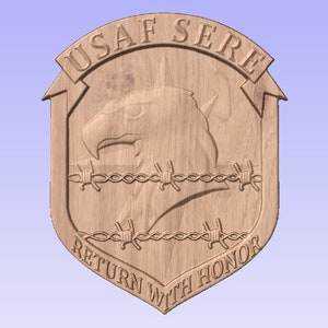 USAF SERE Approx 11&quot; (Your Choice of wood)