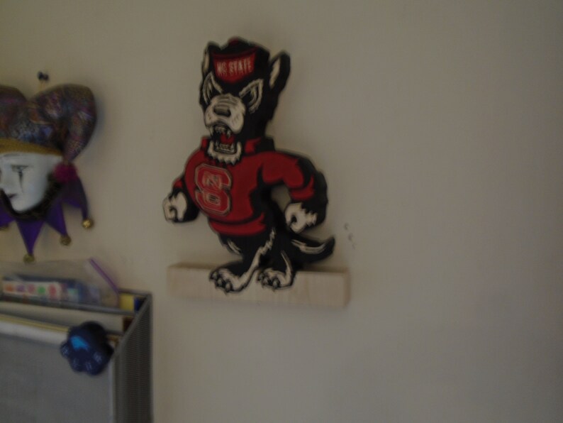 NC State University Your Choice of Style, Plain or Color WOLFPACK Tuffy Plaques