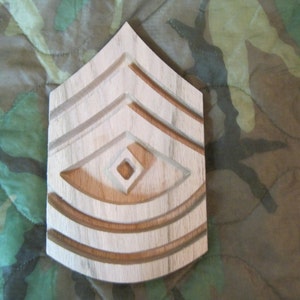 First Sergeant, 1SG, E-8 Plaque Approx 10x7