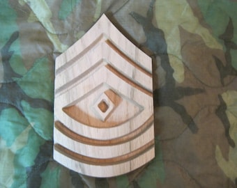 First Sergeant, 1SG, E-8 Plaque Approx 10x7
