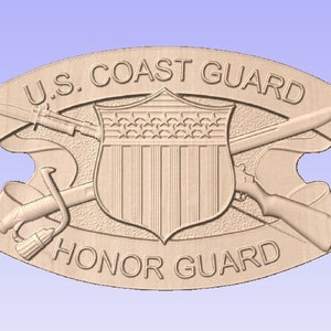 USCG Honor Guard Approx. 14 (Your Choice of wood)