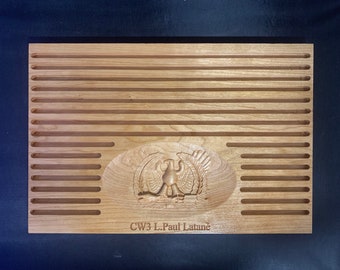 Warrant Officer Coin Holder (Your Choice of wood and Size)