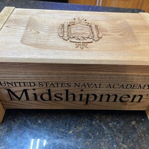 Gift Box United States Naval Academy (USNA) 9.5x13 Gift Box With One 3D ...