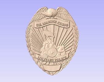 USMC MP バッジ USMC Military Police MP Badge - Etsy