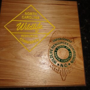 NC Wildlife Officer Plaque 11&quot;