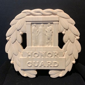Honor Guard Plaque Approx 10-11&quot;  Old Guard, Tomb of Unknown Soldier