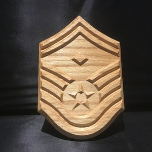 USAF E-8 First Sergeant Apprx 6.5x11