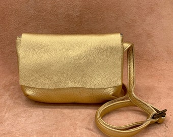 Handmade Soft Leather Crossbody Bag, Shoulder Bag