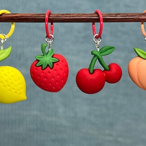 Fruit Salad - Stitch Markers, Progress Keepers, Bag Charms