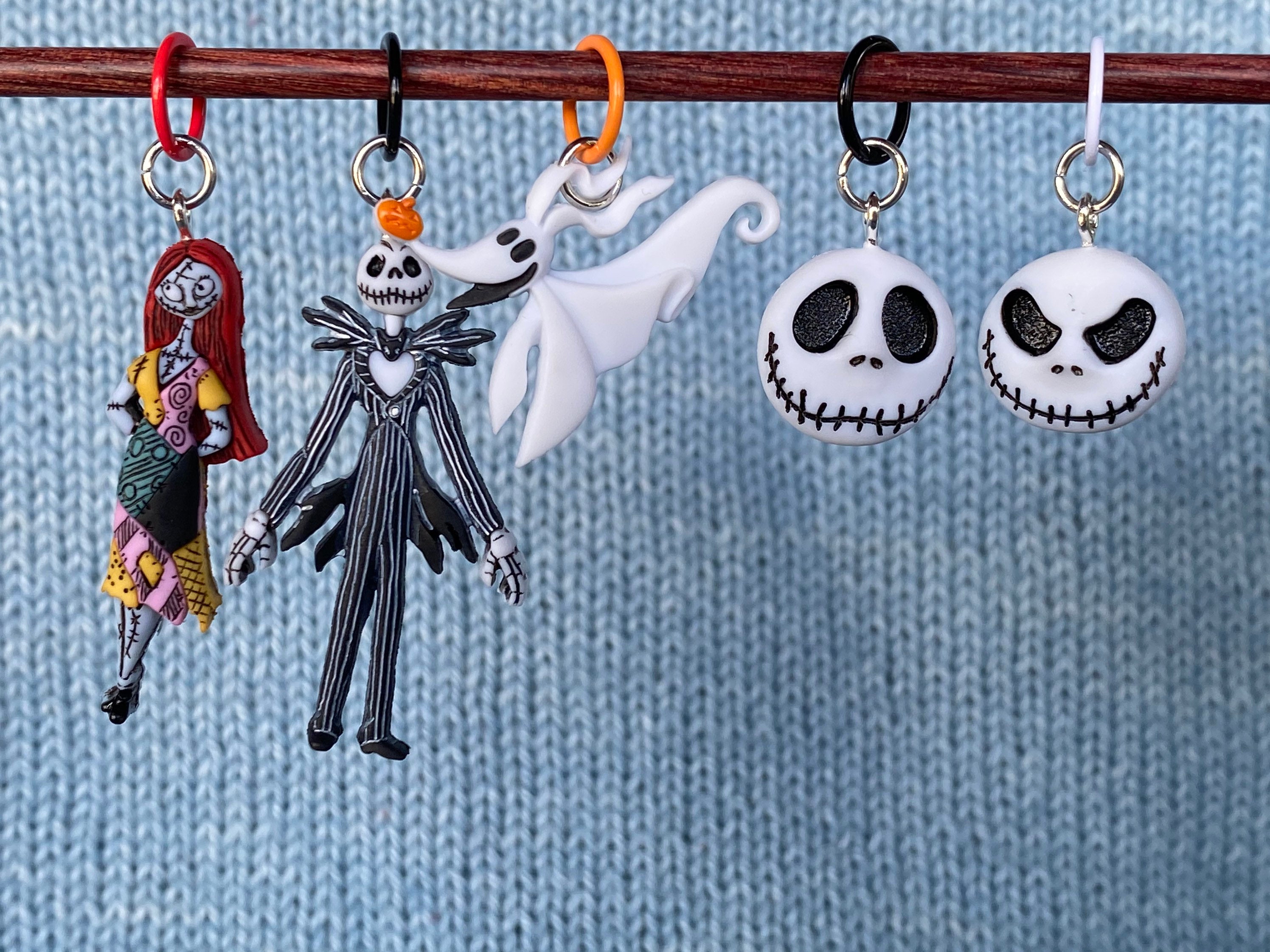 The Nightmare Before Christmas Stitch Markers, Progress Keepers, Char…