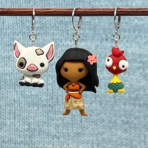 Moana - Marcadores de punto, marcadores de progreso, adornos para bolsos ***Complete Set***