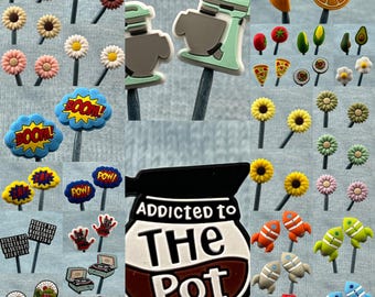 Flores, comida y todo lo demás: topes de puntadas y protectores de puntos