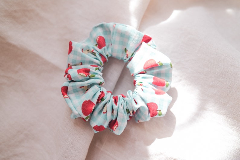 Apple Hair Scrunchie: Teacher Appreciation Gift with Favor Card image 5