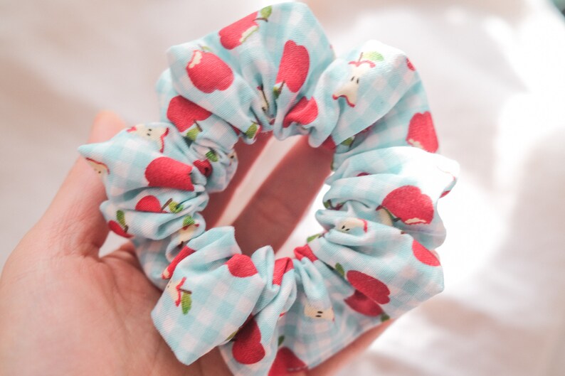 Apple Hair Scrunchie: Teacher Appreciation Gift with Favor Card image 6