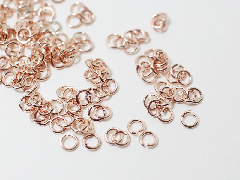 B0001/antitarnished Rose Gold Plating Over Brass/2mm Etsy Australia