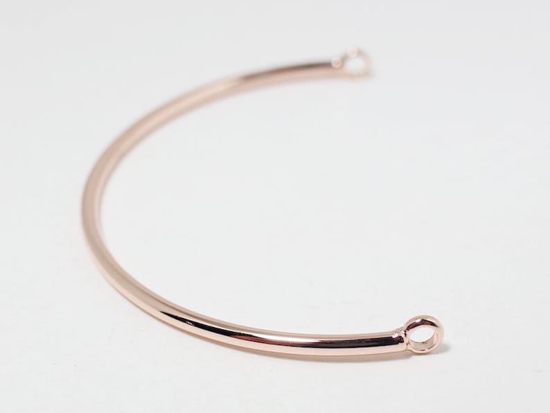 L0004/antitarnished Rose Gold Plating Over Brass/cylinder Etsy