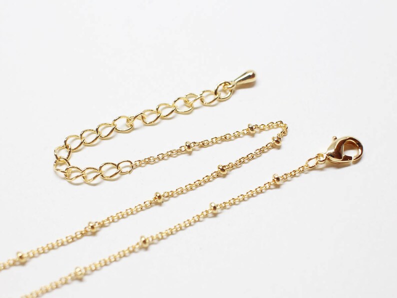 N0045/antitarnished Gold Plating Over Brass/16 Inches 230B1 Etsy