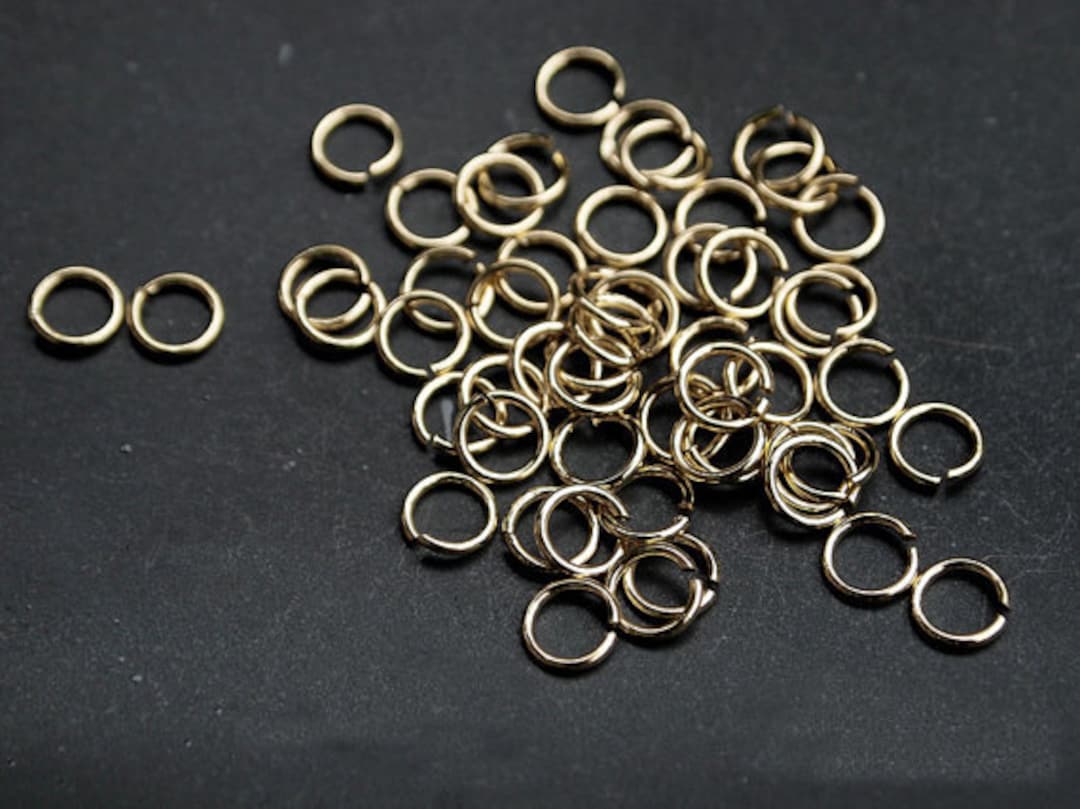 B0002/antitarnished Gold Plating Over Brass/3mm Jumpring/3mm Inner Diameter,0.6mm Thickness