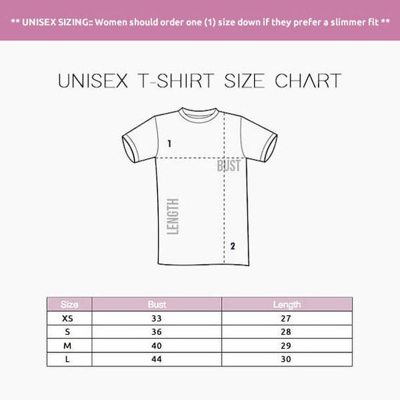 Baseball Shirt Size Chart