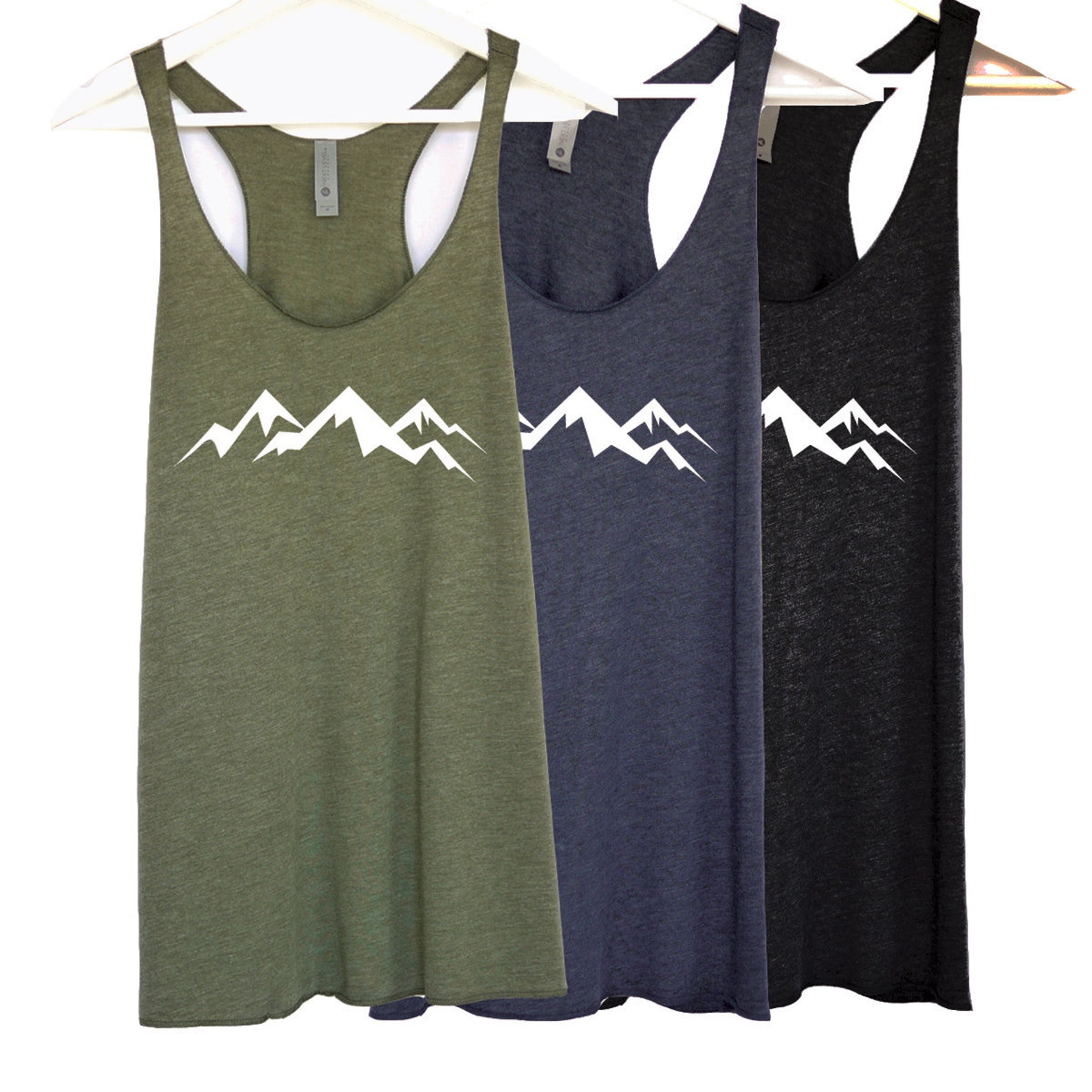Mountains Camping and Hiking Tank Top for Women Outdoors Etsy