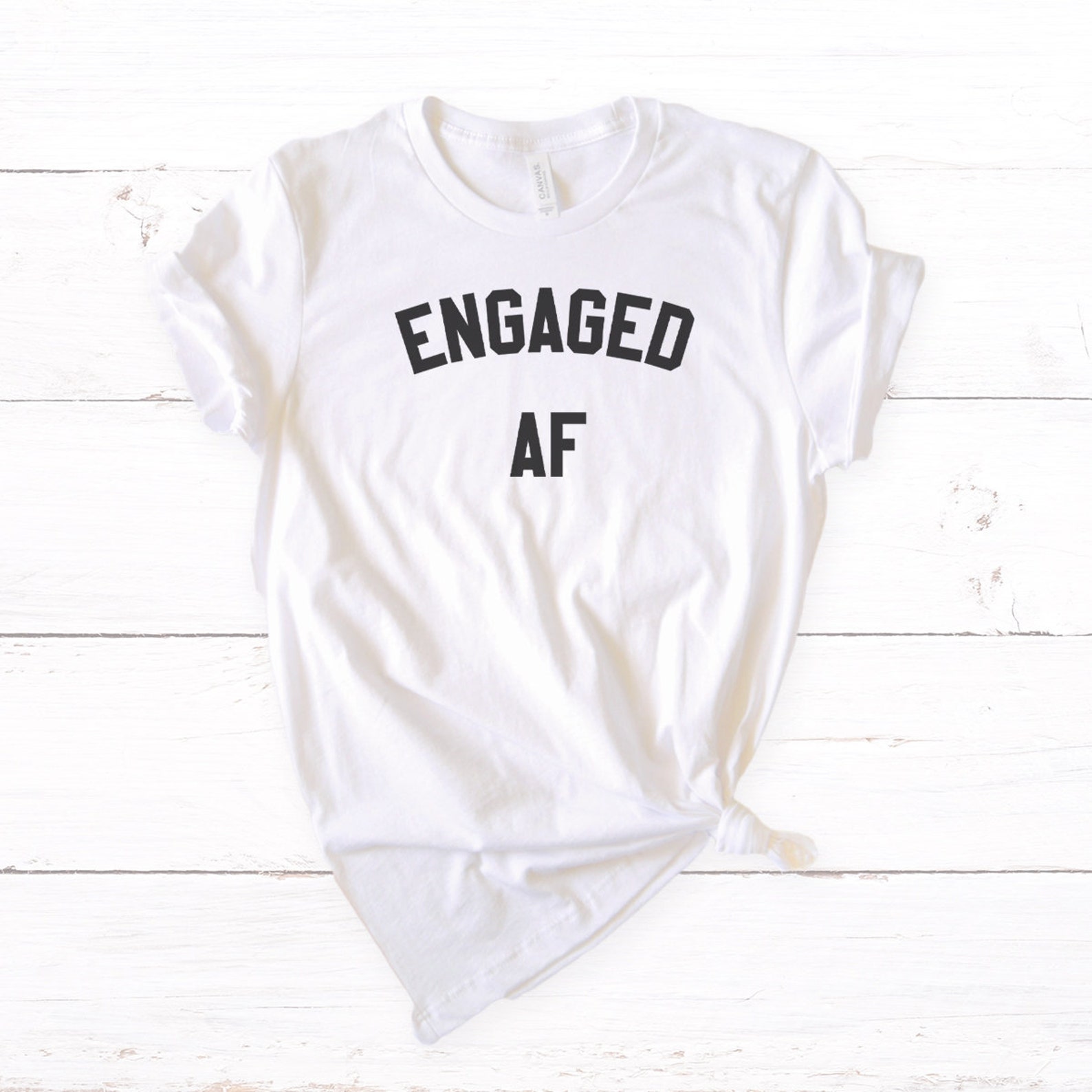 Engaged AF TShirt for Women Engagement Shirts Newly Etsy