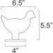 1/2 Scale AR500 Steel Silhouette Targets - 4pc IHMSA/NRA Rifle Knockover Set
