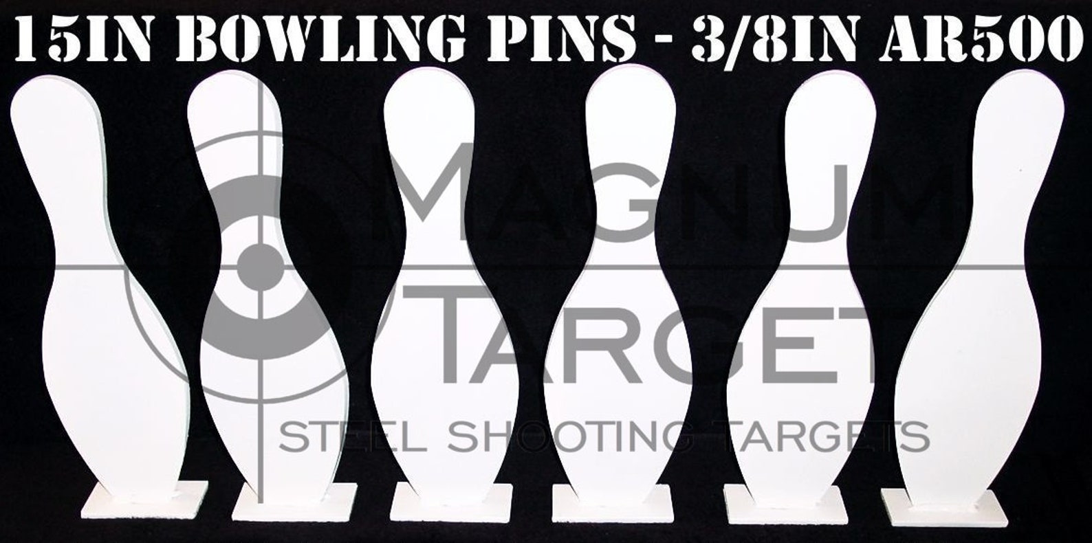 IDPA/IPSC Bowling Pin Knockover Shooting Targets 6pc. Etsy