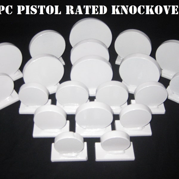 Magnum Target 20pc. Coin Challenge Knock-overs-Steel Shooting Targets-.22LR Rim-fire & Pistol - KC20W
